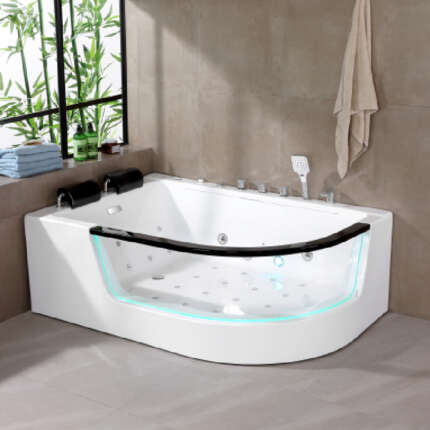 جاكوزي مع بنل مستطيل من SILVER