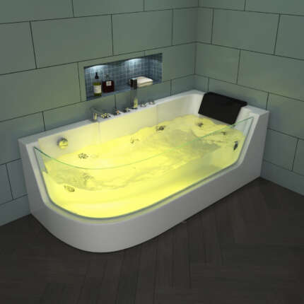 جاكوزي مع بنل مستطيل من SILVER